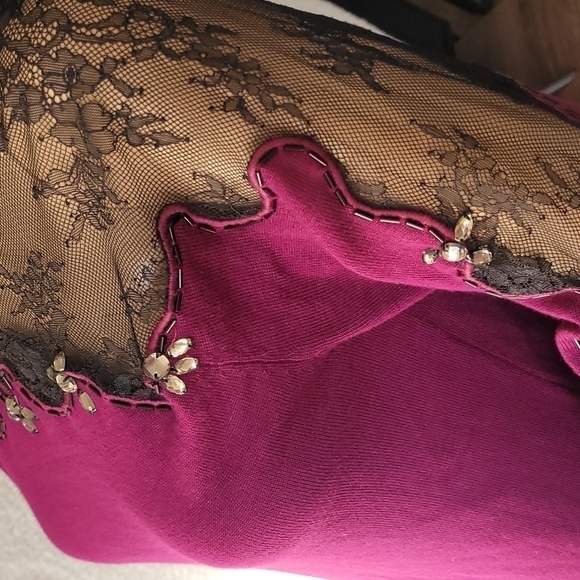 𝅺VENUS Lace Detail Sweater Dress Venus Lace Detail Sweater Dress Venus Lace - Picture 6 of 16